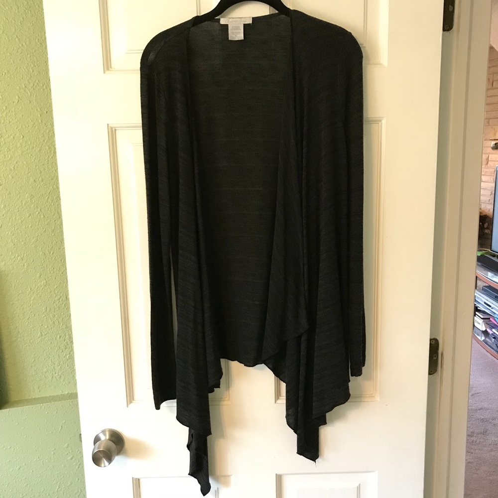 Black cardigan